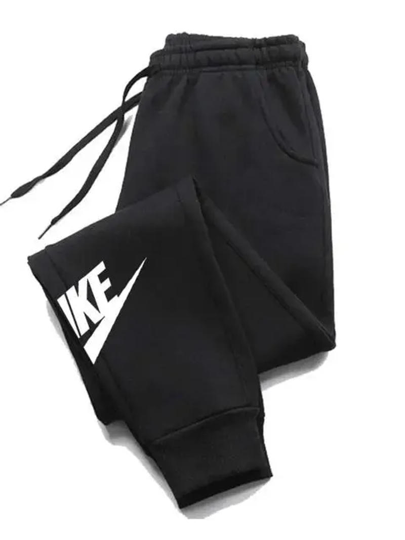 Description Picture 3 of itemMen's Luxury Printed Sports Pants, Warm Wool Jogging Pants, Outer Brand, Straight Leg, Multiple Pack, Autumn, 2024