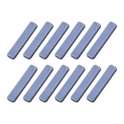 12 Pcs Furniture Glides PTFE  Furniture Sliders Furniture Moving Pads Chair Pads Floor Protector Crash Pad 15x75mm