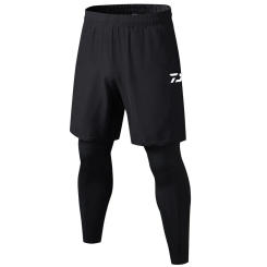 DW silk fishing pants set, men's summer outdoor fishing pants two-piece set, mosquito proof clothing, sea fishing clothing, qui