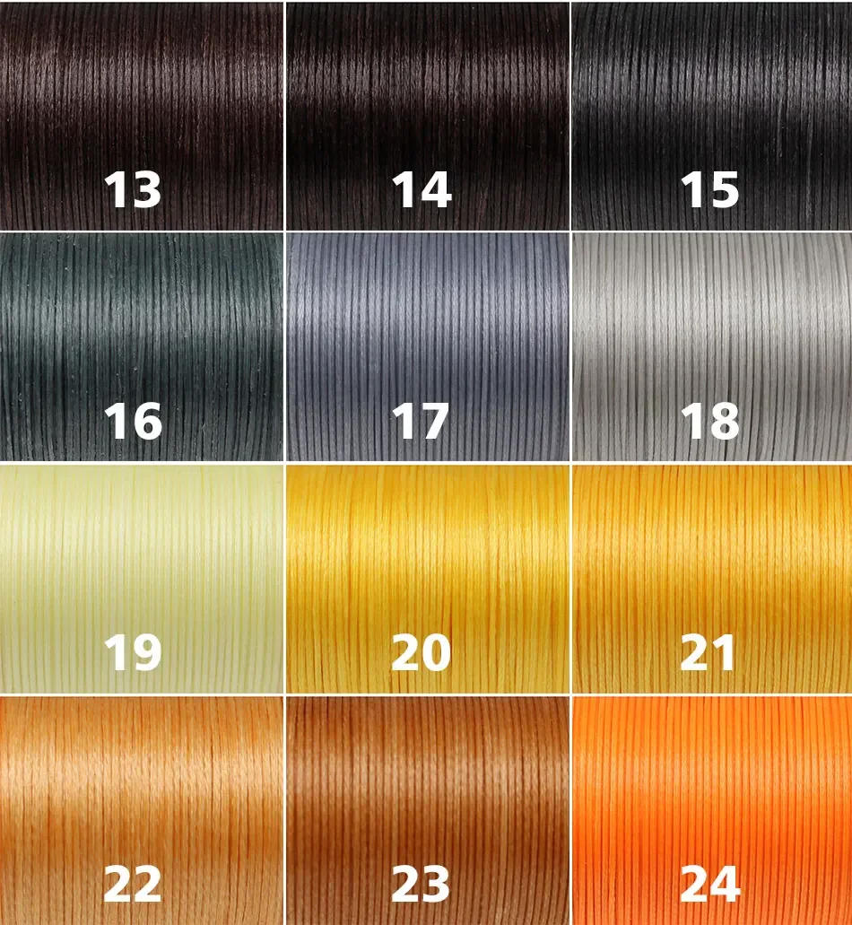 Description Picture 3 of itemHandmade Flat Wax Thread for Leather Craft, Hand Stitching, DIY Wax Coated Strings, Repair Shoes, Sewing Tools, 0.8mm, 1.0mm