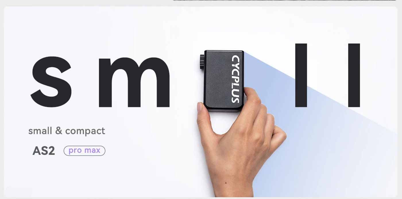 Description Picture 4 of itemCYCPLUS AS2pro Max Mini Portable Electric Pump for Bicycle Cordless Tire Inflator Presta Schrader Valve Outdoor Bike Accessories