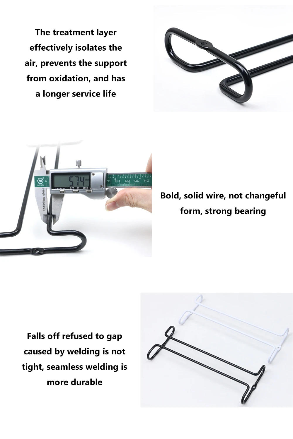 Description Picture 4 of itemIron Wall Mount Wine Glass Rack Hanging Wine Cup Holder Bar Goblet Stemware Storage Racks Shelf Hanger Iron Kitchen Organizer