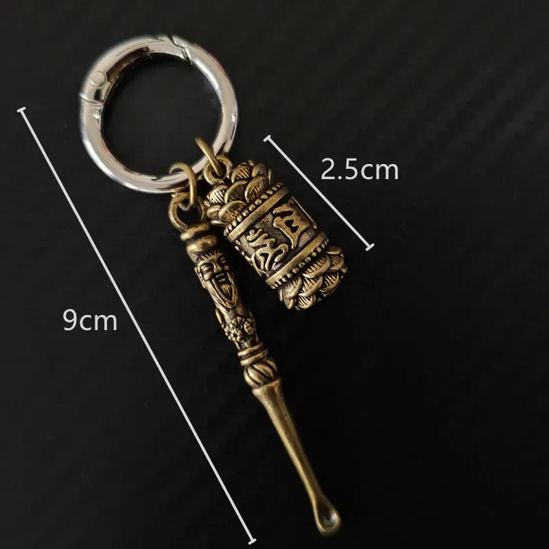 Description Picture 4 of itemCopper alloy combination gadget Outdoor storage tool Keychain Backpack hanging