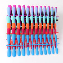 24Ps Extra Long Ballet Fake Nails No Glue Frosted Matte Trapezoidal False Nails Strips Full Cover Press on Nail Coffin Nails Art