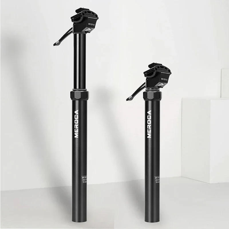 Description Picture 6 of itemMEROCA  Bicycle 30.9 / 31.6mm Manual hydraulic lifting Seatpost  Stroke 100/125mm Mountain Bike Seatpost length 380/445mm