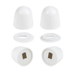 2 Pair Of Plastic Stinkpot Bolt Cover Toilet Anchor Screw Cap For Home Toilet Accessories Bathroom Fixture
