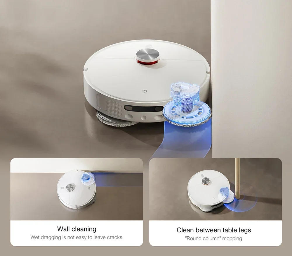 Description Picture 6 of itemIconic Brand MIJIA D103CN OMNI Infinite Robot MOP Vacuum Cleaner M30S Self Cleaning Hair Cutting Empty Dust Home Dirt Disposal Machine