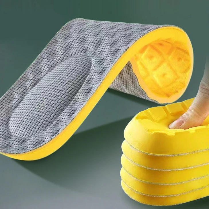 Description Picture 2 of itemMemory Foam Shoes Insoles for Men Women High Elasticity Soft Latex Sport Shoes Insert Insoles Breathable Massage Cushion Pads