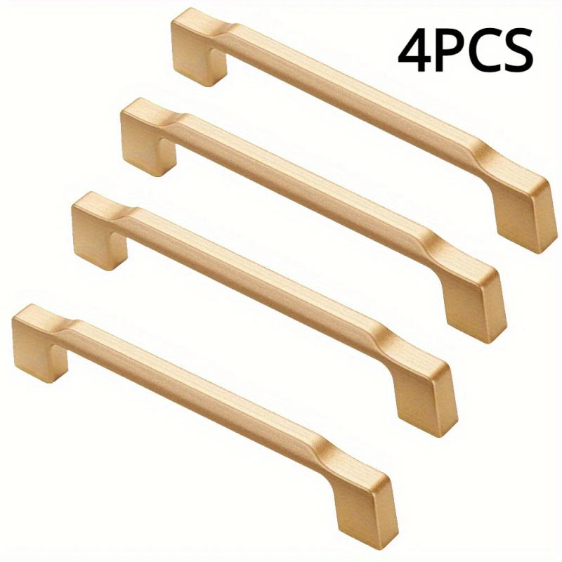 Description Picture 2 of item4 Pcs Aluminum alloy handle cabinet door handle minimalist aluminum alloy handle cabinet handles drawer knobs door knob