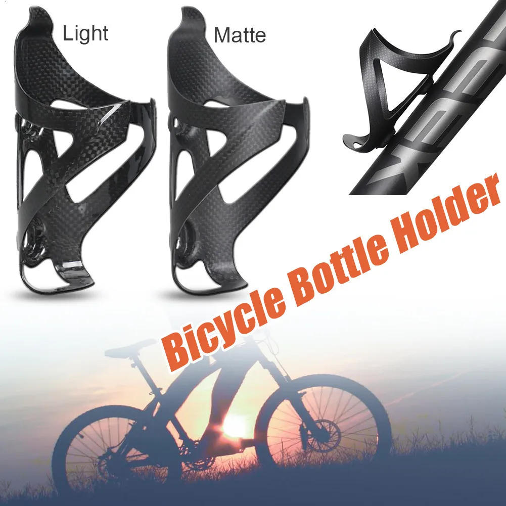 Description Picture 3 of item2 PCS Hot Sale Full Carbon Fibre Road Bike Water Bottle Cage Bottle Holder Bicycle Accessories Ultra Light Cycle Equipment