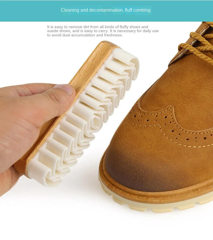 Description Picture 6 of itemSuede Rubber Shoe Brush Suede Brush Rubber Brush Eraser Household Use Cleaning Suede Shoes Brush Suede Yellow Boots Brush