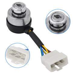 6 Wire Way Gasoline Diesel Generator Gas Ignition Start Key Lock Combination Switch For 2.5-6.5KW 188F Gas Generator Accessories