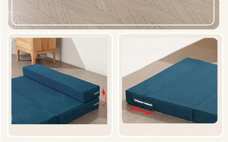 Description Picture 5 of itemPortable Single Memory Foam Folding Mattresses Soft Lazy Tatami Yoga Mat for Sleeping on The Floor Office Workers Lunch Break