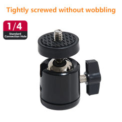 1/4"  Ball Head Screw Tripod Mount 360 Rotating Mount Base Adapter for Camera Tripod Monopod Camcorder Light Stand Accessories