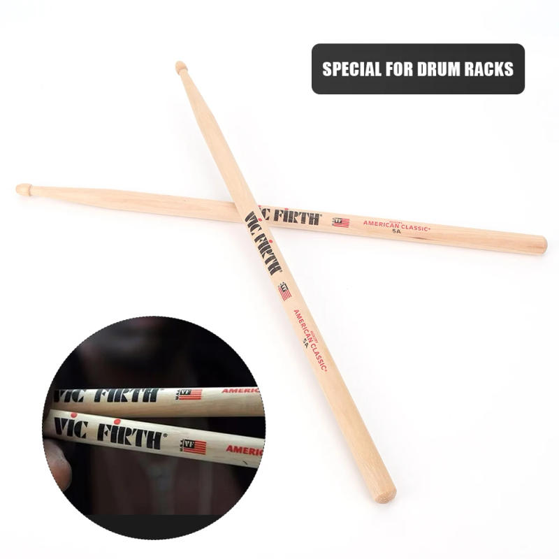 Description Picture 6 of item1 Pair 5A/7A Drumsticks Mallets Jazz Drum Sticks Consistent Weight and Pitch American Hickory Drumsticks for Electronic Drums