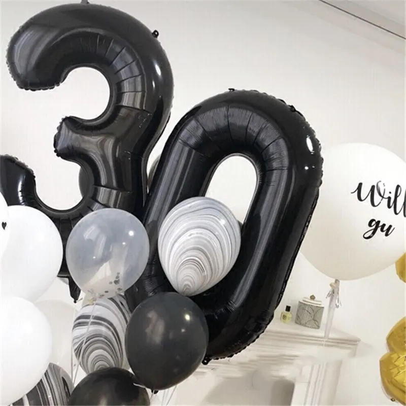 Description Picture 5 of itemGiant Birthday Figure Led Light Balloon Filling Box 1st Birthday Balloon Number 18 24 30Balloon Frame Wedding Decor Baby Shower