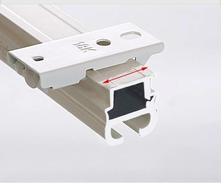 Description Picture 2 of item4PCS Iron Track Installation Accessories Old-fashioned Curtain Rod Side Mounted Top Mounted Wall Code Track Bracket Fixing Clip