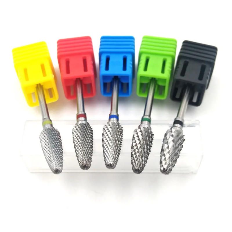 Description Picture 4 of itemHYTOOS 5 Size Tungsten Carbide Nail Drill Bit Rotary Manicure Cutters Bits For Manicure Drill Accessories Gel Removal