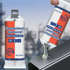 AB Glue 50g/100g (Pusher + Scraper) Strong Welding Adhesive Heat Resistant Waterproof Metal Repair Agent