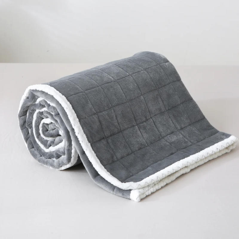 Description Picture 5 of item1pc Velvet Quilted Mattress Topper with Elastic Band, Thickened Warm Non-Slip Mattress Cover for Bed Sleeping, Camping, Floor