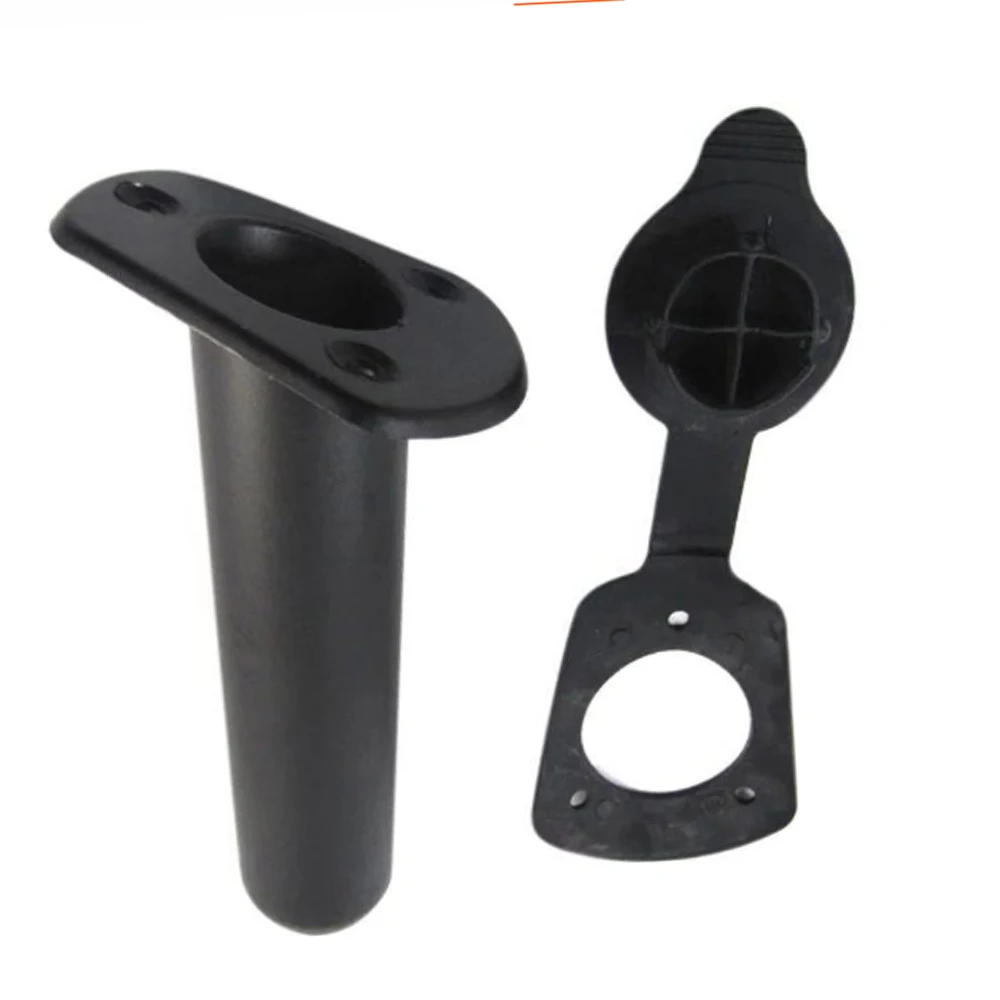 Description Picture 4 of item2/4 PCS Kayak Fishing Rod Holders with Cap Cover Plastic Flush Mount Fishing Rod Holder Gasket Boat Fishing Tackle Accessory