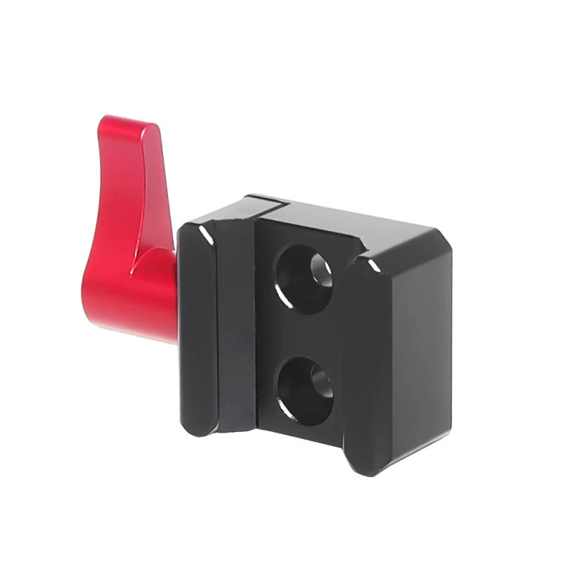 Description Picture 4 of itemQuick Release NATO Rail Clamp 1/4" 3/8" Mounting Holes for Cold Shoe Monitor Support DSLR Camera Cage Rig Extension Magic Arm