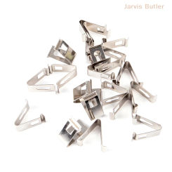 20Pcs Photo Frame Clips Fasteners Hooks Metal Spring Turn Clip Hanger Painting Mirror Hanger