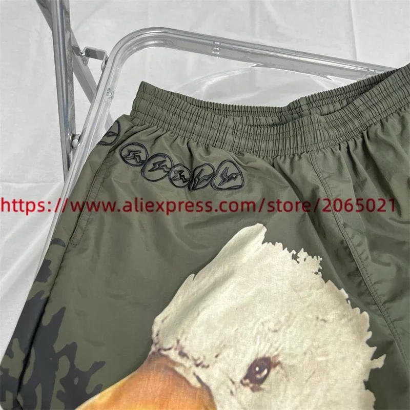 Description Picture 6 of itemCactus Jack Eagle Print Waterproof  Shorts Cargo Men Women 1:1 High Quality Embroidered Lightning Oversize Breeches