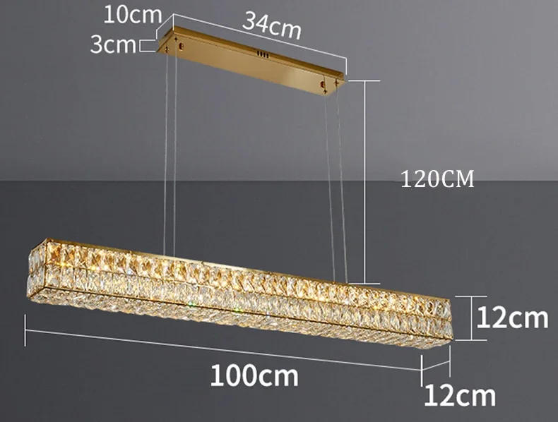 Description Picture 3 of itemHome DecorationPendant Lights, Luxury Crystal Living Room Chandelier, Dining Room Pendant Lamp, Ceiling Light, Indoor Lighting