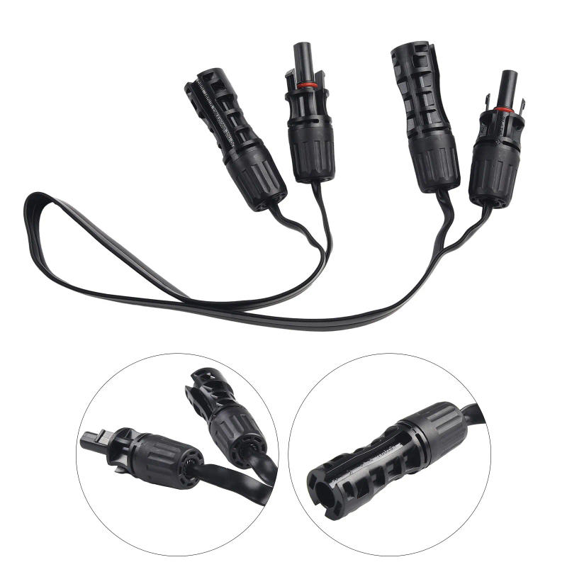 Description Picture 5 of itemSuper Flat Solar Flexible Cable Solar Panel Connector Adapter 0.5m 1KV 90-degree Bending Photovoltaic Extension Cable