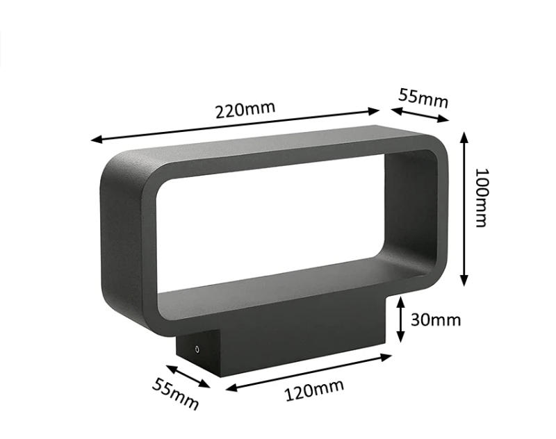 Description Picture 5 of itemLED Outdoor Garden Wall light Waterproof IP54 villa Garden Decoration Wall Washer Light Stair Aisle Lighting Wall Lamp