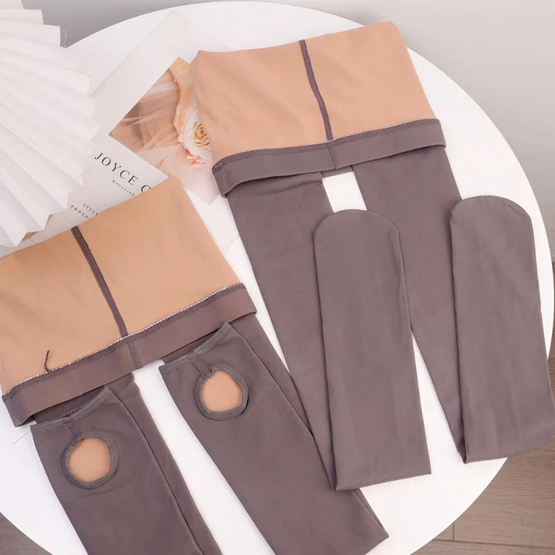 Description Picture 5 of itemAutumn Translucent Sturdy Tights Cold Proof Medium Thick Warm Pantyhose Women Elastic Leggings Girls Winter Multicolor Stockings