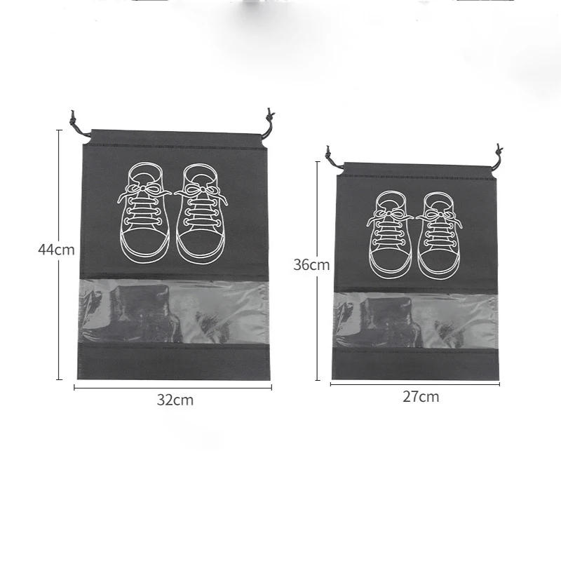 Description Picture 6 of item(10pcs)Shoe Storage Bag Made of Non-woven Fabric Dust-proof and Moisture-proof Travel Artifact Shoe Storage Household Shoe Cover