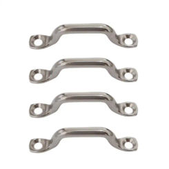 4PCS Stainless Steel Door Handles Cupboard Knob Drawer Pull Kitchen Cabinet Knobs 25mm Pull Buckle Rope Fixed Clamp Cable Holder