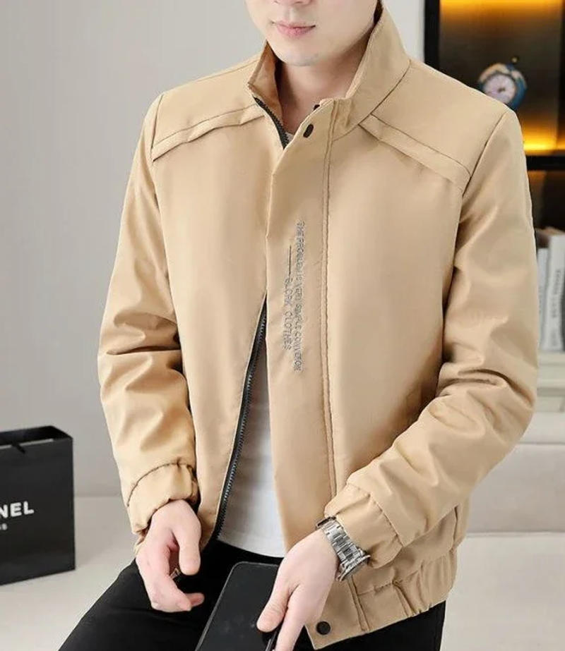 Description Picture 4 of itemMen's Down Jacket Collared Male Padded Coats Elegant Parkas Heavy Padding Casual Cheap Clothes High Quality Quilted Outerwears