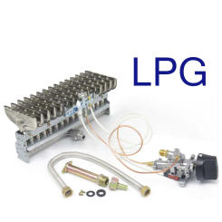LPG Liquid Gas Spark Assembly Igniter Electronic Switch With Flameout Protection 50cm Intake Pipe T-Type 15-Row Burner Tray