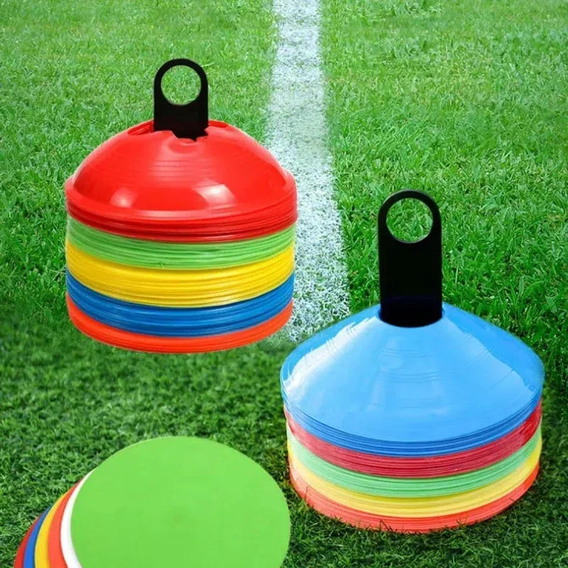 Description Picture 2 of itemAgility Soccer Cones Soccer Training Basketball Training Equipment Sport Training Space Cones Circular Foot Logo Equipment Set
