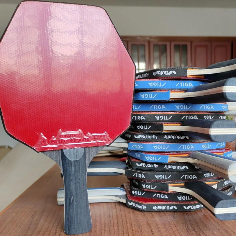 Description Picture 4 of itemCybershape Table Tennis Racket Professional Carbon Offensive Ping Pong Racket Paddle With Sticky Rubber