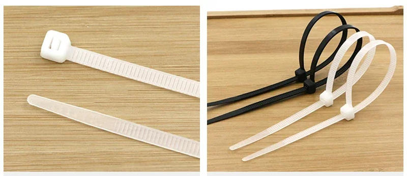 Description Picture 6 of itemPlastic and nylon self-locking cable ties, white, 5x300, 3x100 100 pieces