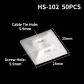 White HS-102 (50PCS)