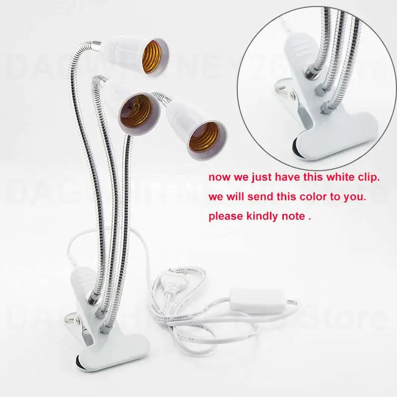 Description Picture 2 of item3 head led grow light indoor Hydroponics cultivo growbox greenhouse growing lighting green house hydro room plant lamp U26