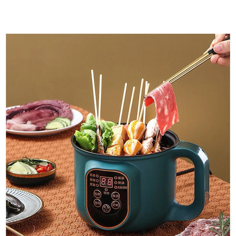 Description Picture 4 of itemElectric Hot Pot Cooker Multicooker Hotpot Stew Heating Eggs Soup Pan Noodles  Steamer Rice Cookers Cooking Pot EU Plug