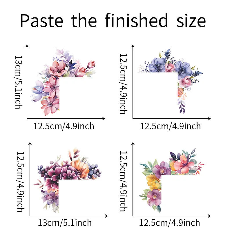 Description Picture 2 of itemFlower Switch Stickers Green Leaves Plants Wall Sticker Tropical Switch Wallpaper Self-Adhesive Wall Decals Home Decor DIY