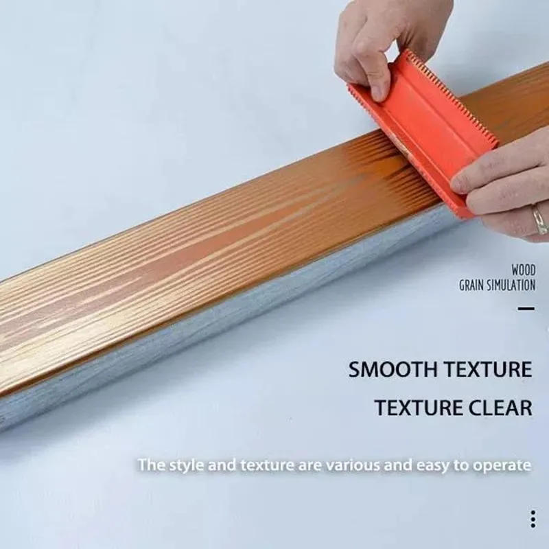 Description Picture 4 of itemRubber Wood Grain Paint Roller Imitation Wood Grain Pattern Paint Design Brush Home Decor Art Embossing DIY Wall Painting Tool