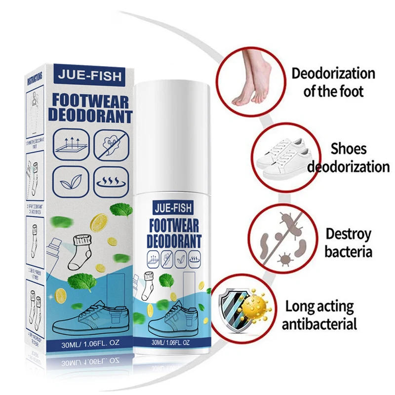 Description Picture 4 of itemShoe Socks Odor Removal Spray Feet Care Footwear Deodorant Antiperspirant Shoes Stink Remover Foot Odor Perfume Freshener