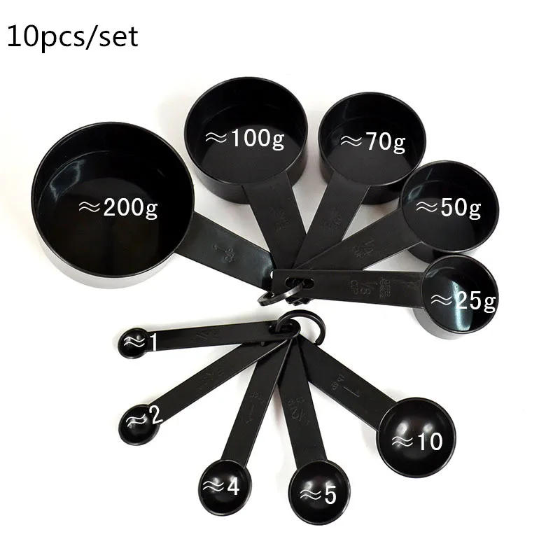 Description Picture 3 of item5/10pcs Measuring Tools Kitchen Measuring Spoons Teaspoon Sugar Scoop Cake Baking Flour Measuring Cups Kitchen Measuring Spoons