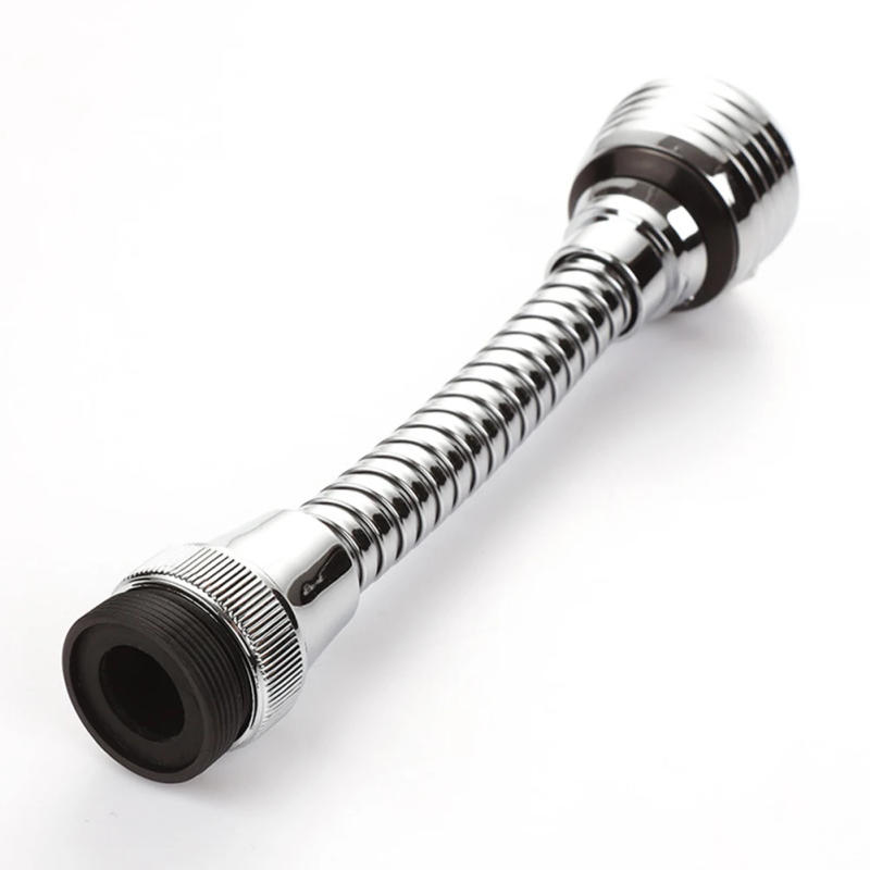 Description Picture 4 of item360° Flexible Faucet Extender Bendable Kitchen Sink Tap Spray Head Attachment Material:Stainless Steel+ABS Sliver Color