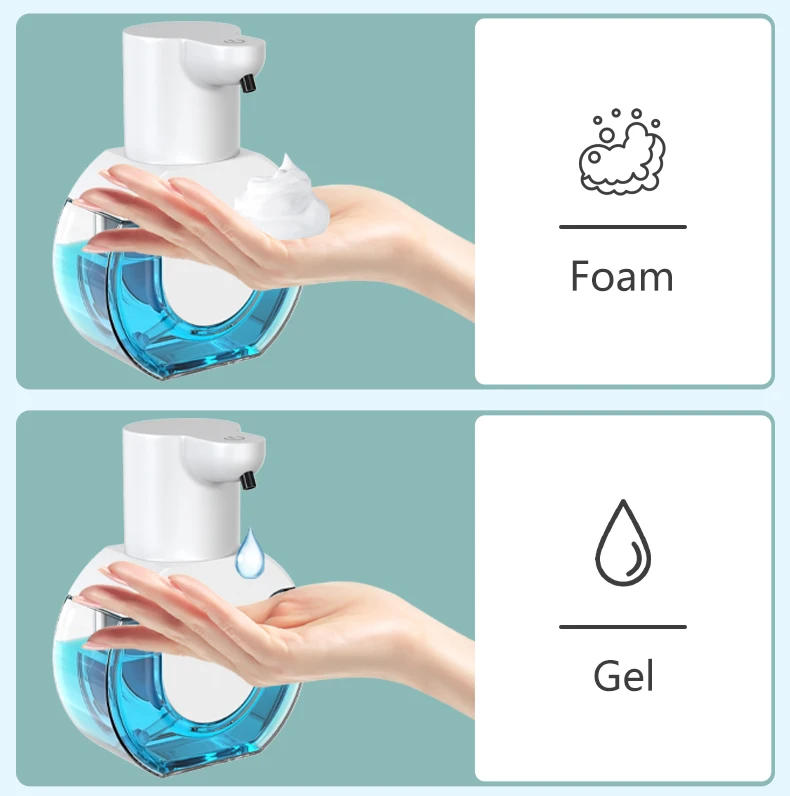 Description Picture 5 of item420ML Countertop Or Wall-Mounted 4-Levels Adjustable Foam/Gels Electric Automatic Smart Sensor Soap Dispenser For Hotel School