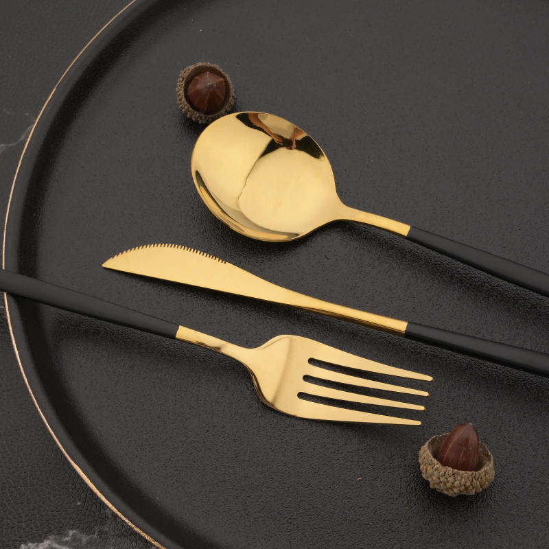 Description Picture 4 of item6Pcs Mirror Dinner Forks Cutlery Gold Stainless Steel Fork Flatware Kitchen Silverware Western Dinnerware Restaurant Fork Set