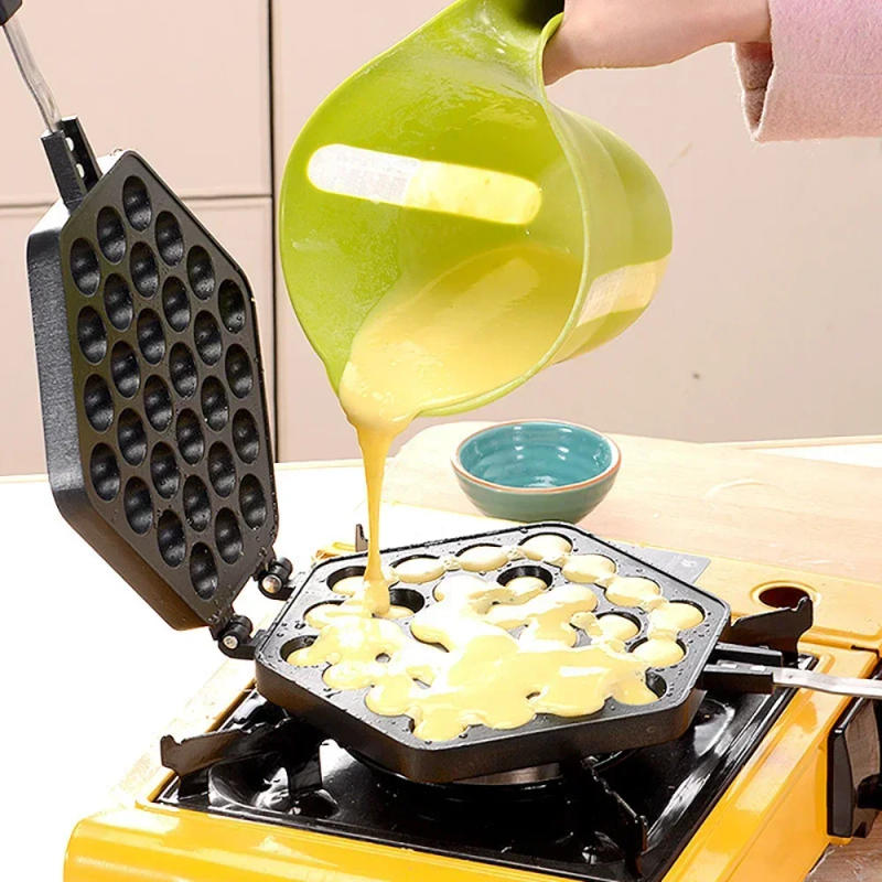 Description Picture 4 of itemNon-stick Coating DIY Muffins Plate QQ Egg Bubble Cake Baking Pan Mold Eggettes Iron Aluminum Hongkong Waffle Maker Mould